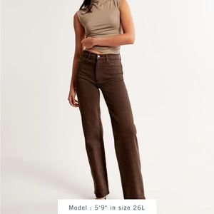 Abercrombie Brown Jeans !! 90s straight